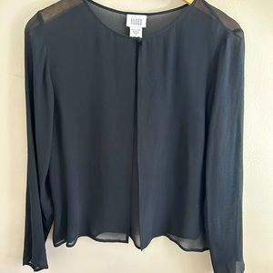 Eileen Fisher. Sheer blouse. Size S.